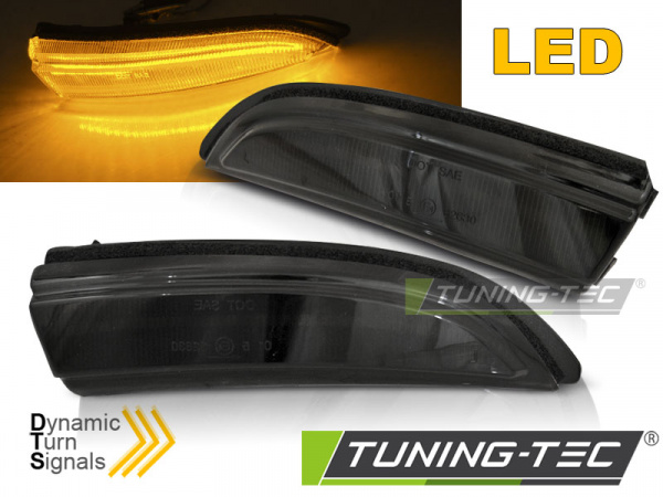 Upgrade LED Seitenblinker für Ford Fiesta MK7 3/5 Türer 13-16 Schwarz dynamisch